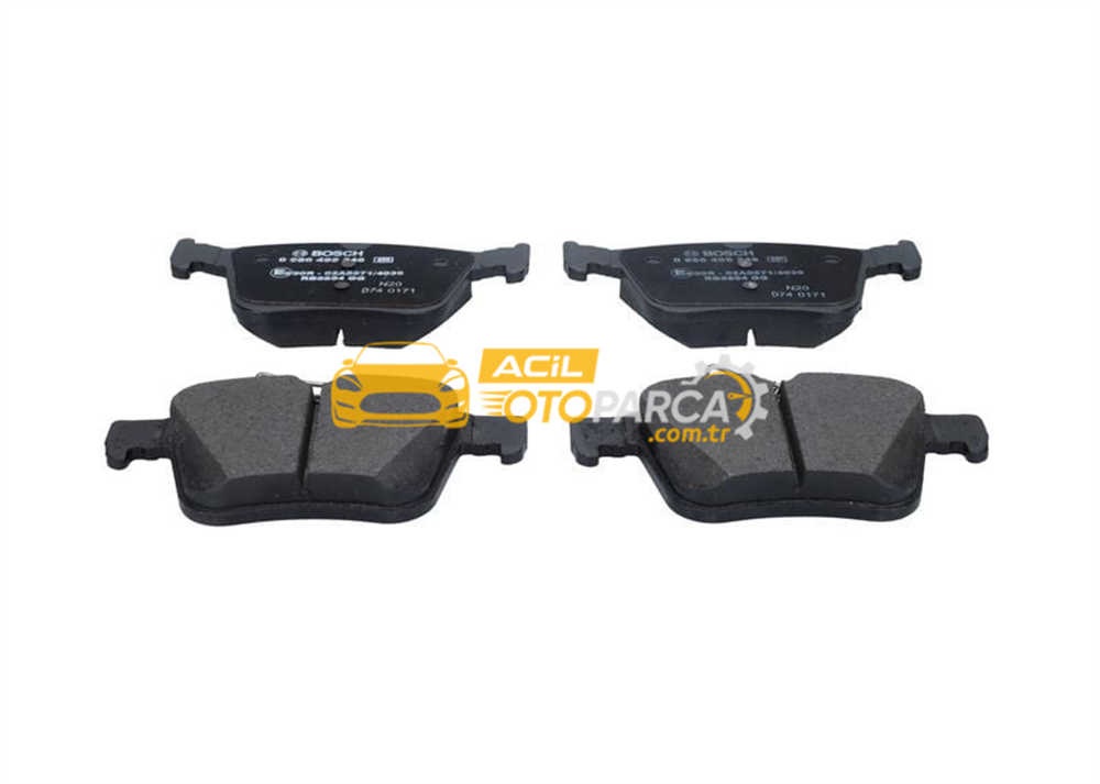 Audi BOSCH 0986495346 | Fren Balata Arka 13-Golf.VII-A3