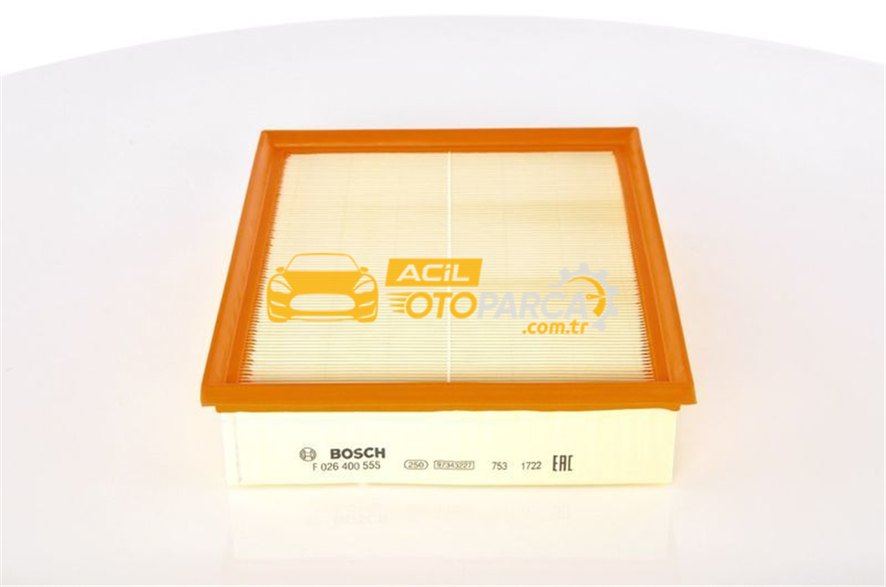 Audi BOSCH F026400555 | Hava Filtresi 14-A1-Toledo-Rapid 1.6Tdi