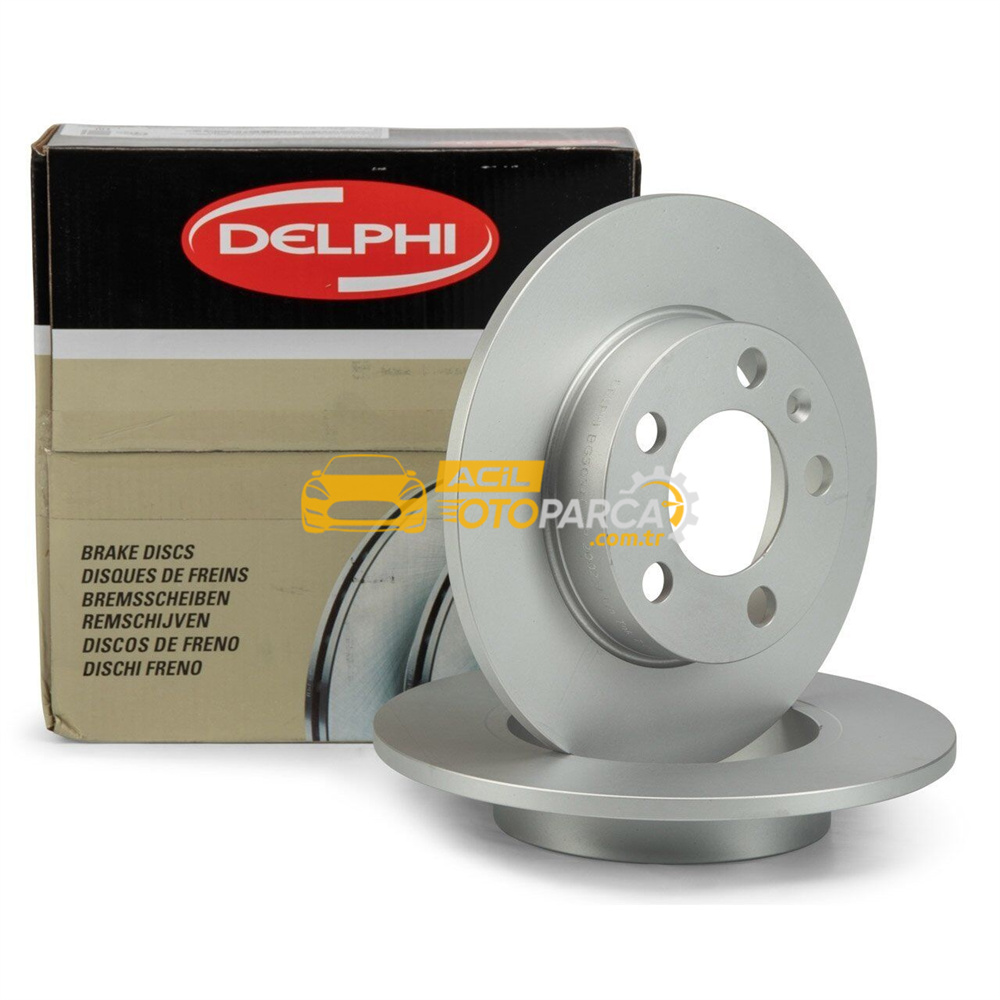 Audi DELPHI BG3034 | Audi A1 Arka Fren Disk Takımı