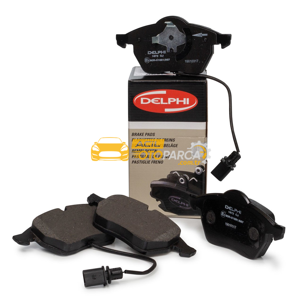 Audi DELPHI LP1672 | Audi A4 2005-2008 Ön Fren Balata Takımı