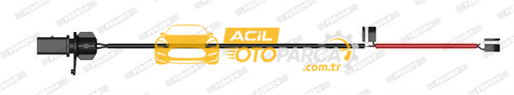 Audi FERODO FWI451 | VW A6 A7 Q5 2010-Fren Balata Fişi Ön 8R0615121a