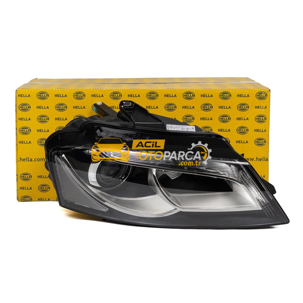 Audi HELLA 1EL009648-401 | Audi A3 2004-2013 Xenon Led Sağ Far
