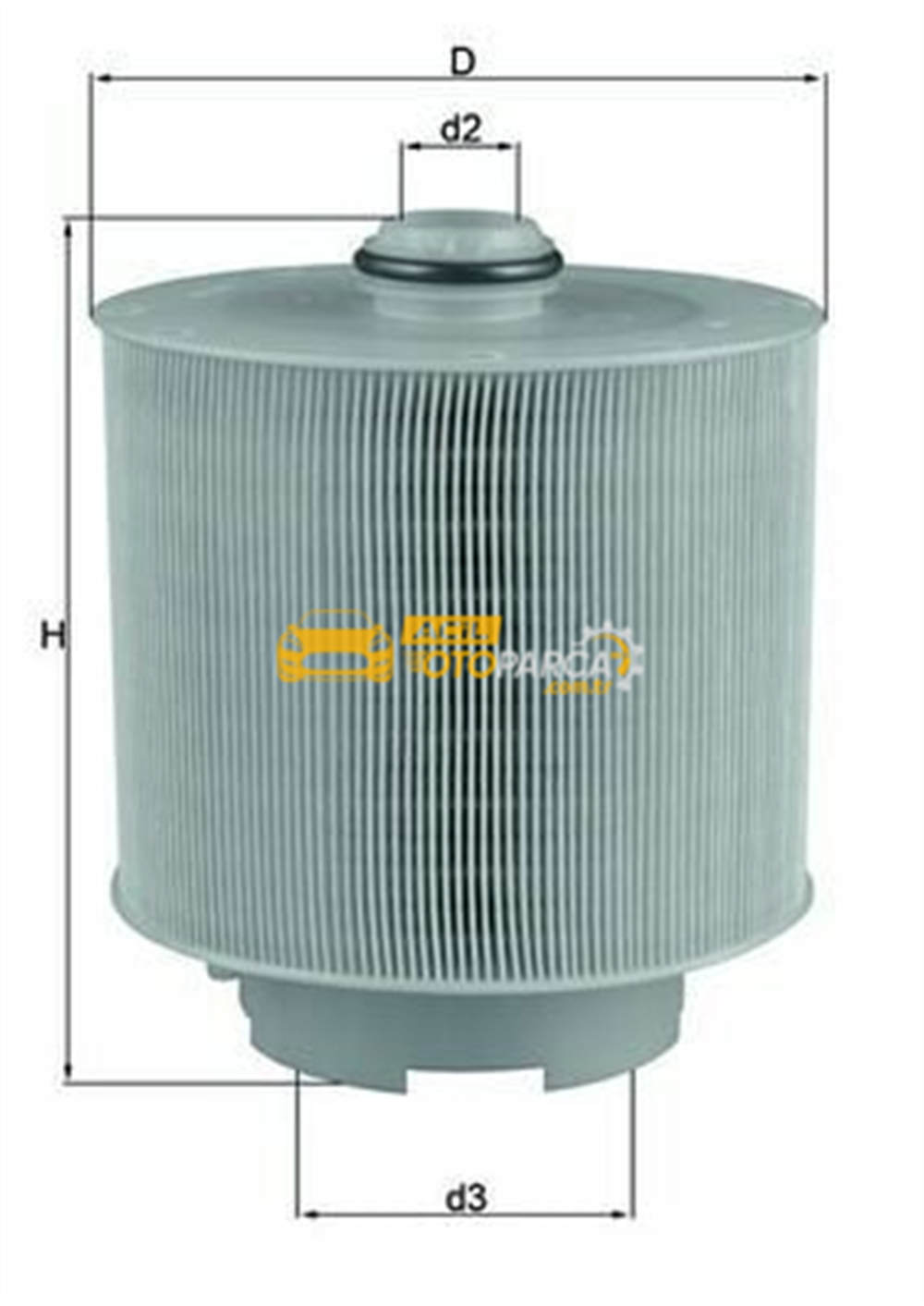 Audi MAHLE LX1006-2D | Hava Filtresi A6 C6 (4F2) 04-112.0 TDI 2.0 TDI A6 C6 Avant (4F5) 04-112.0 TDI A6 08-11 2.0 TDI 2.0 TFSI Bre Blb