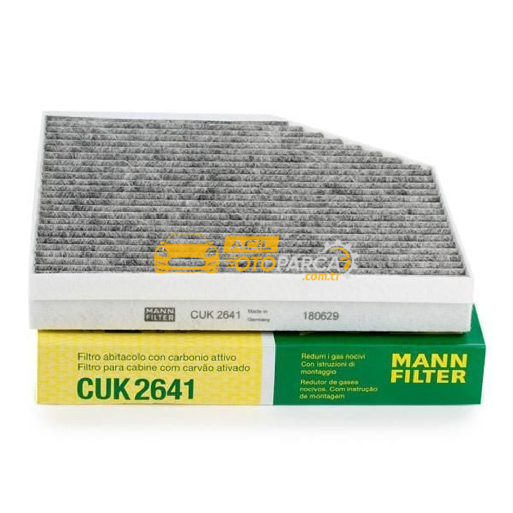 Audi MANN CUK2641 | Audi A6 2011 Model Sonrası Aktif Karbonlu Polen Filtresi