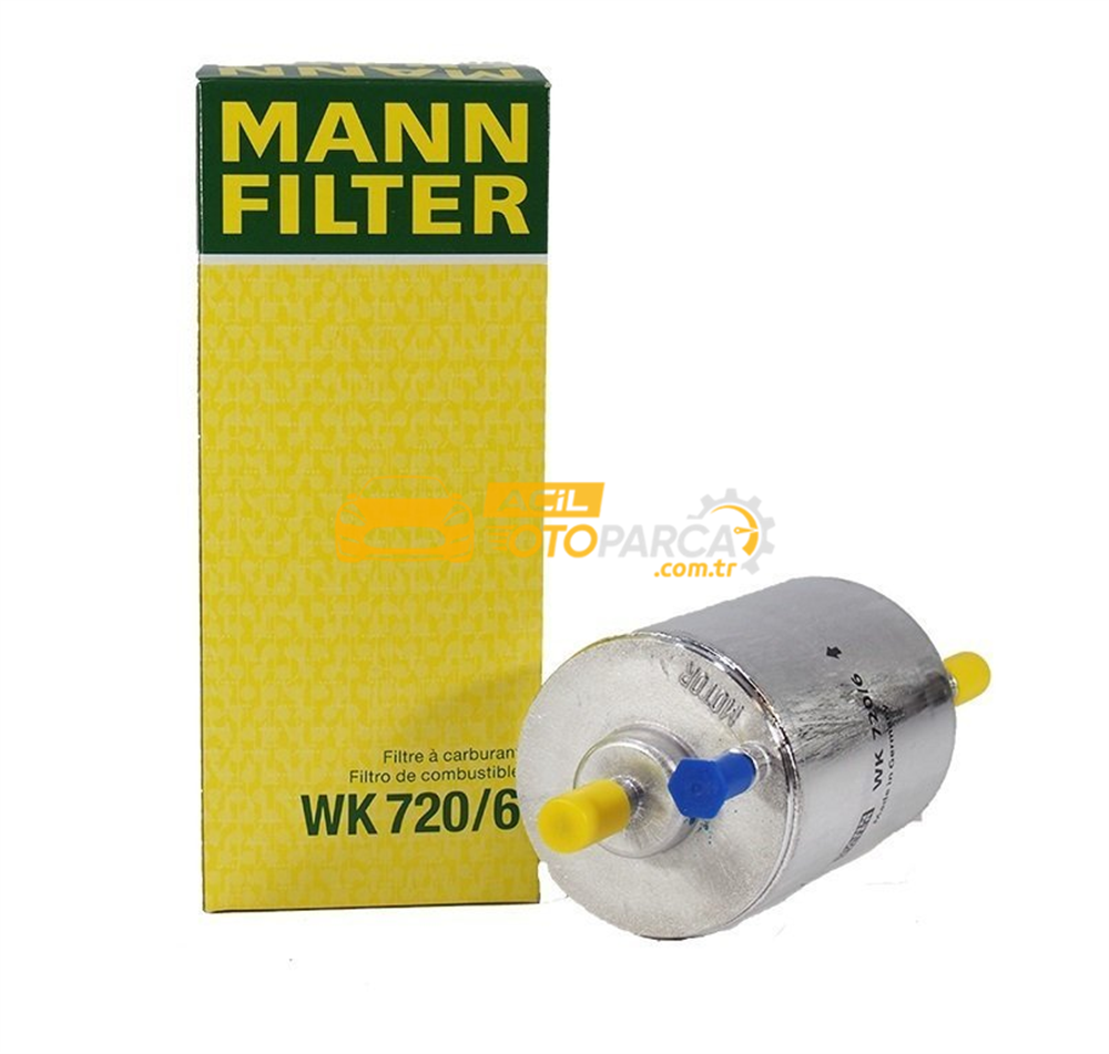 Audi MANN WK720-6 | Audi A4 2002-2008 1.8 (BFB) 163 PS Benzin Filtresi (WK720/6,A4)