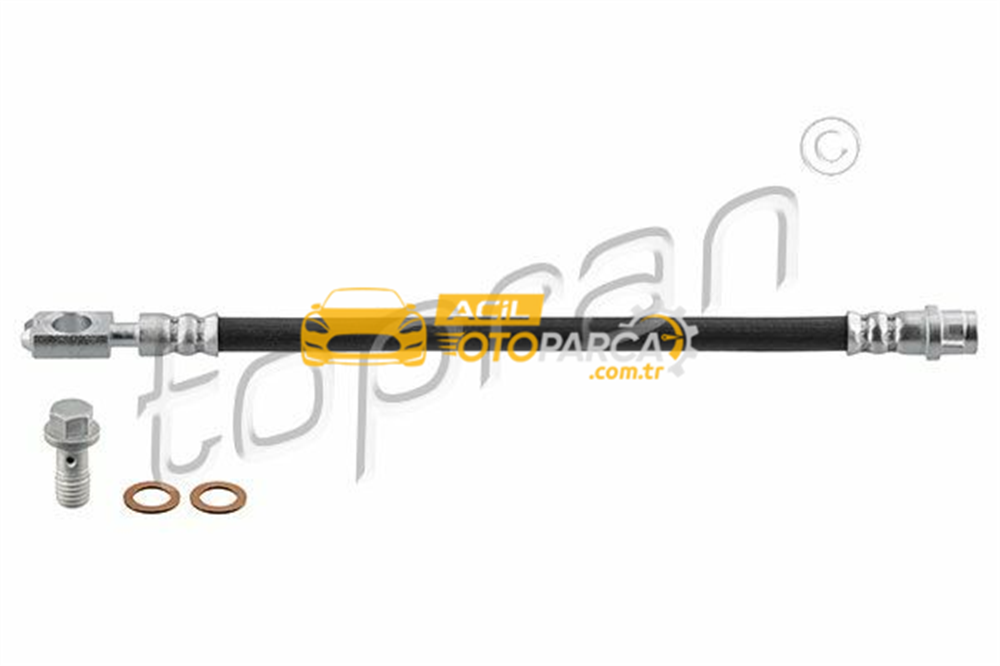 Audi TOPRAN 110412 | Arka Fren Hortumu (Audi A4 01-09 Seat Exeo 09-14)
