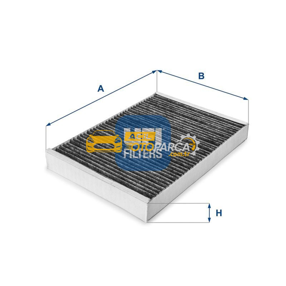 Audi UFI 54.101.00 | Polen Filtresi 05-09 A4-A6 + Ca