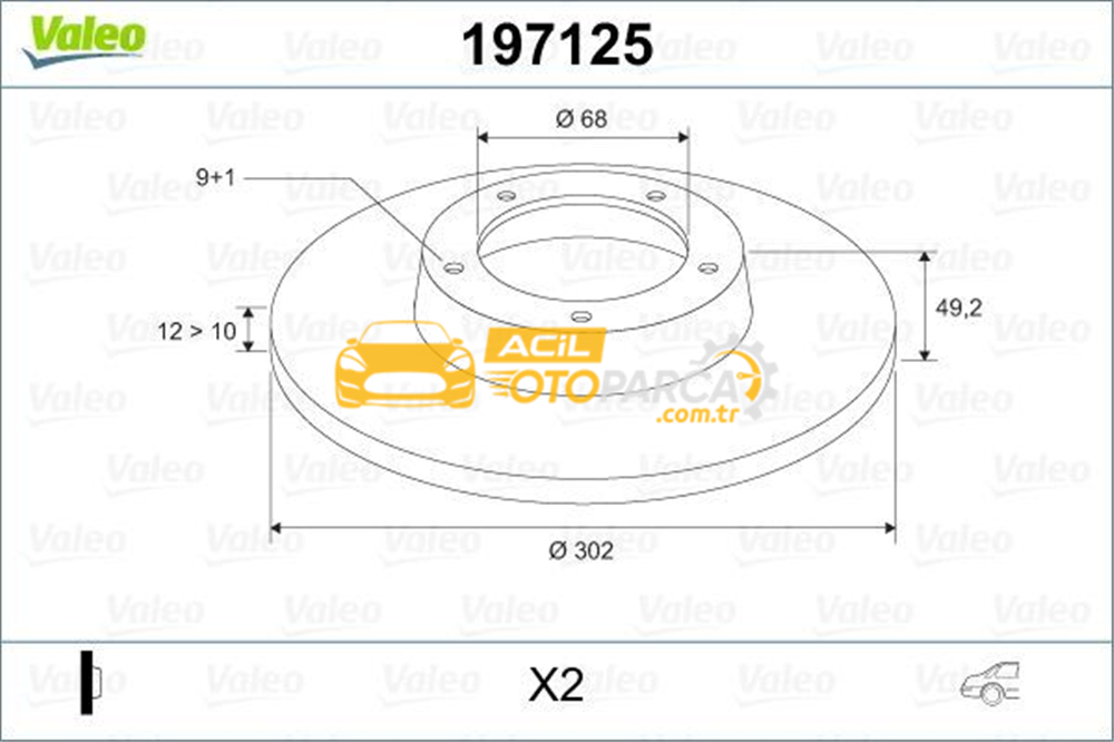 Audi VALEO 197125 | Arka Fren Aynası A6 2.0 / 2,4 / 2,7 / 3,0 / 3,0 Quattro 05 -