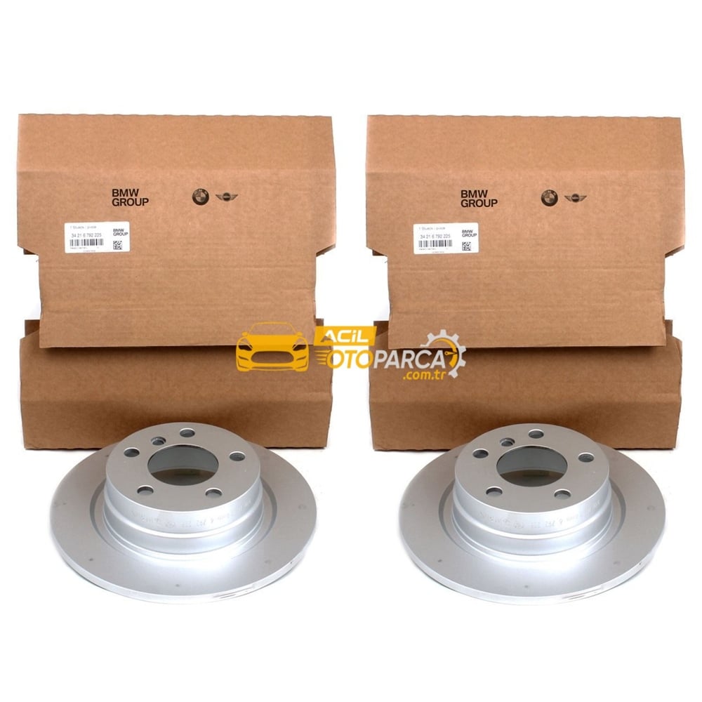 Bmw 1 Serisi F20 Kasa 116i 116d Arka Fren Disk Takımı Orijinal (34216792225)