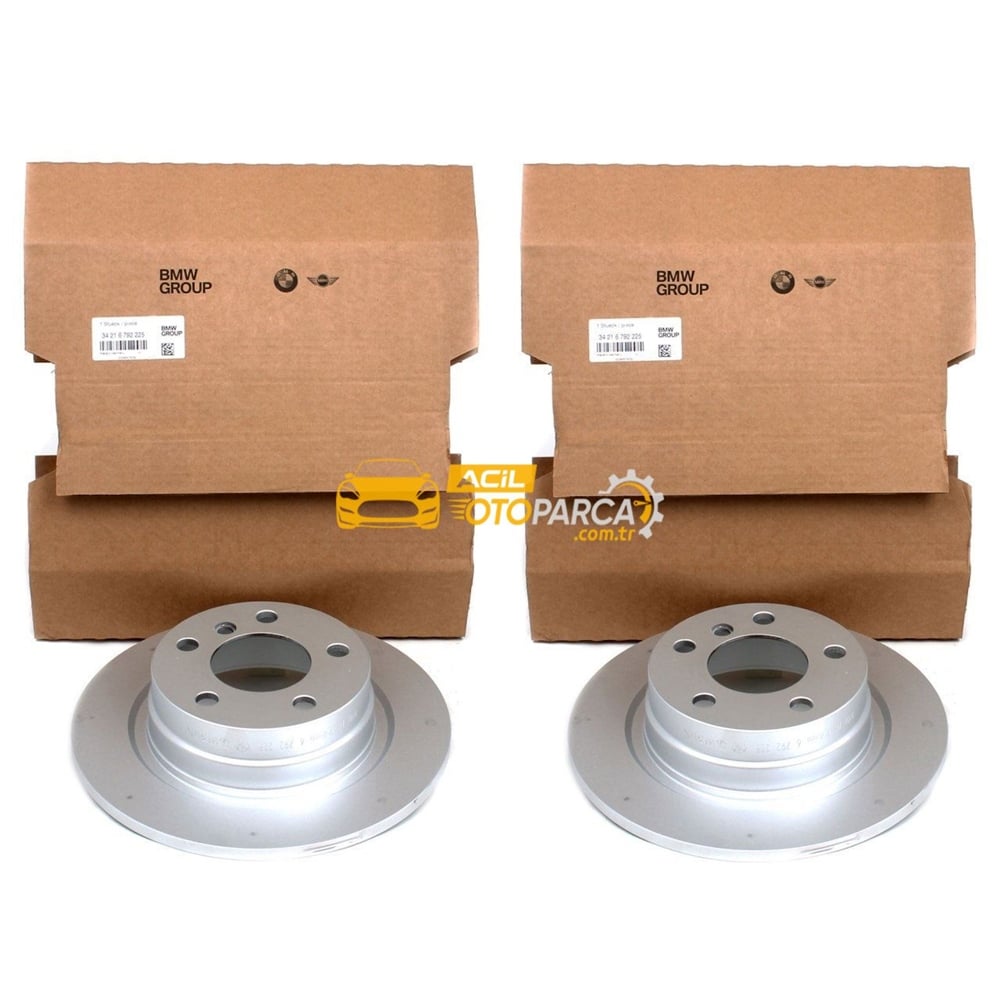 Bmw 1 Serisi F20 Kasa 120i Arka Fren Disk Takımı Orijinal (34216792225, 120)