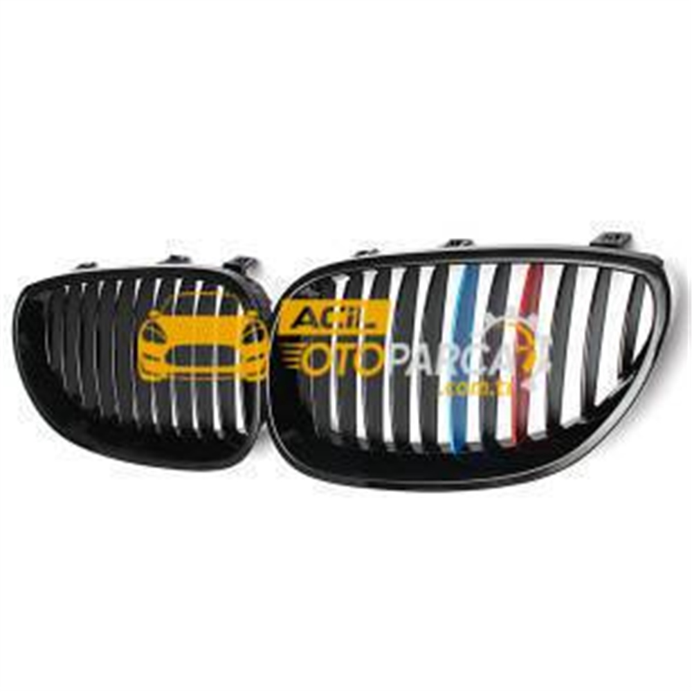 Bmw 5 Serisi E60 Kasa Ön Panjur (Böbrek) M-Renkli İthal (B A0603106 / 51137065701)