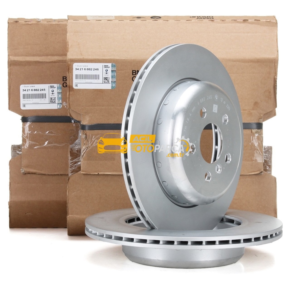 Bmw 5 Serisi G30 520d Arka Fren Disk Takımı Orijinal (34216882245, 34216882246)