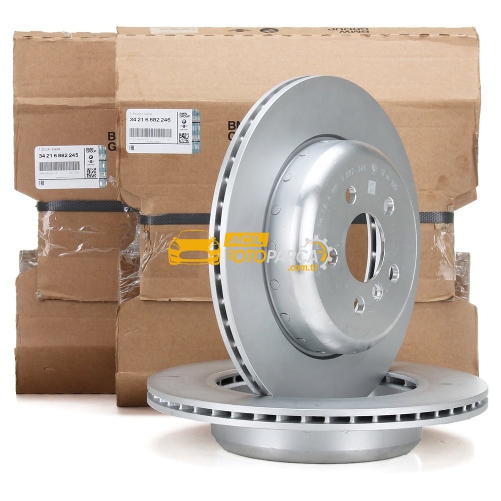 Bmw 5 Serisi G30 530i Arka Fren Disk Takımı Orijinal (34216882245, 34216882246-1)