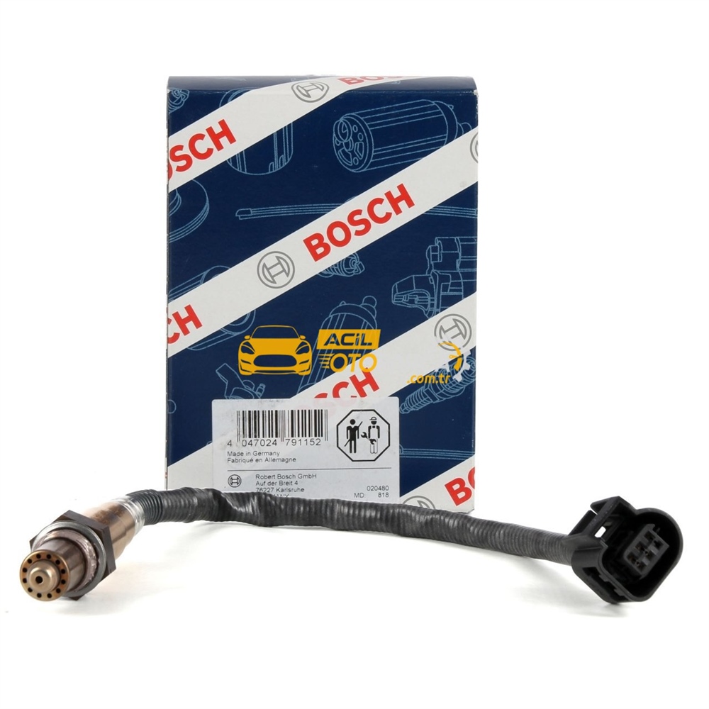 Bmw F20 Kasa 116i Oksijen Lambda Sensörü NO 1 Bosch Marka (0258027005, 11787595353, 116)