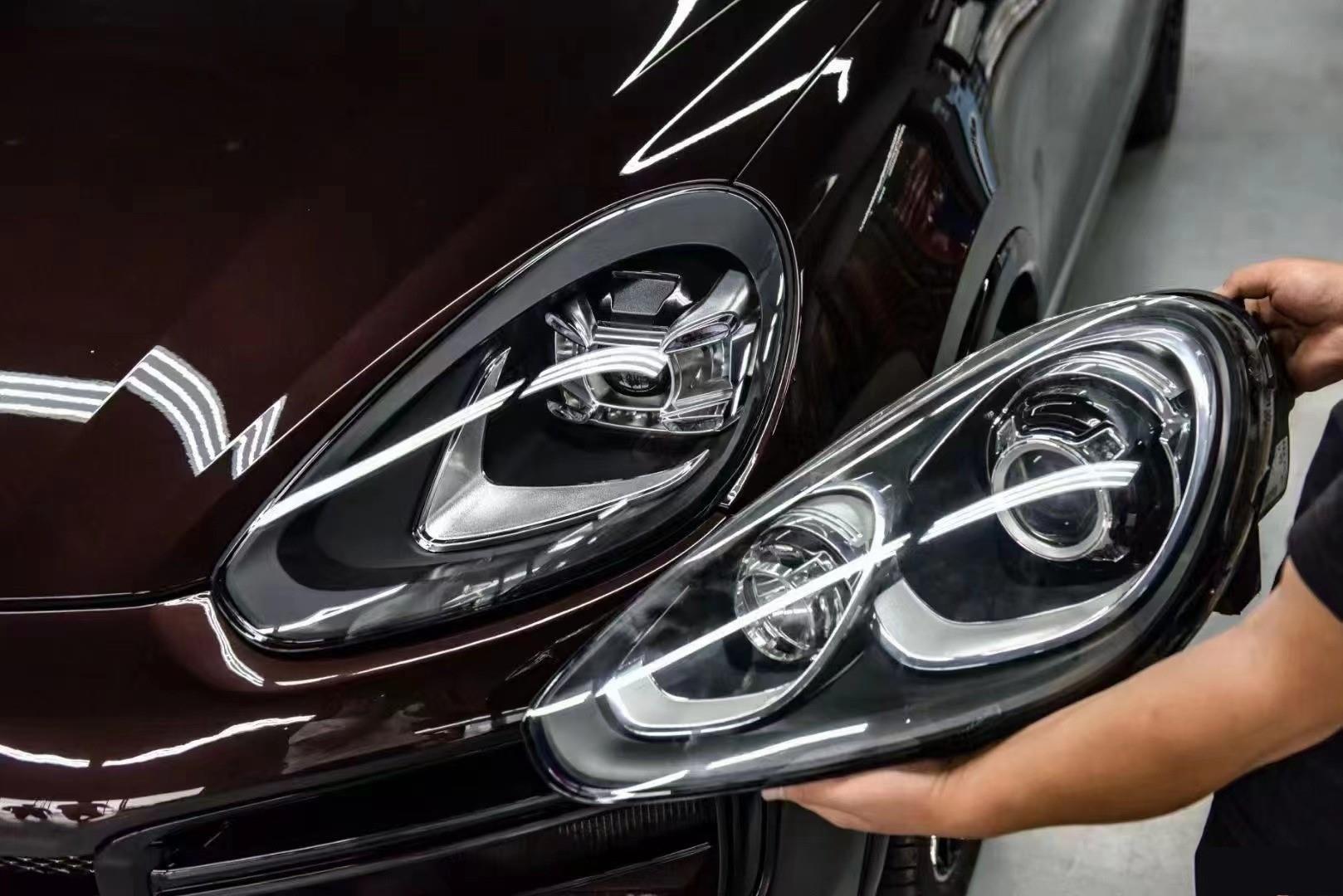 CAYENNE 2014-2017 IÇIN UYUMLU FACELIFT LED FAR (2018+ GÖRÜNÜM) 