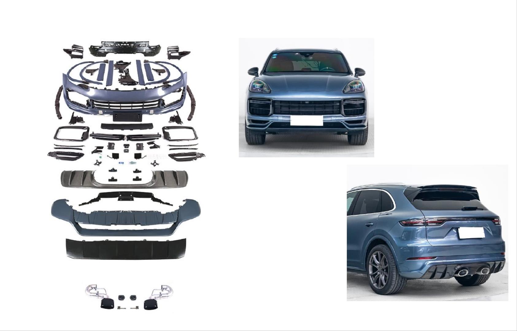 CAYENNE COUPE 2018-2022 (9Y0.1) 3.0T  İÇİN TURBO GT BODY KIT