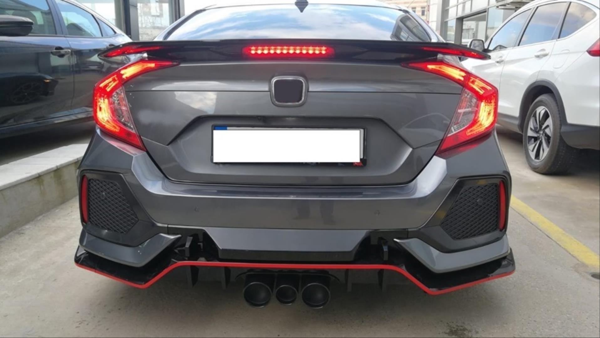 CIVIC FC5 2016-2020 IÇIN UYUMLU TURBO SI SPOILER ISIKLI (BOYASIZ)