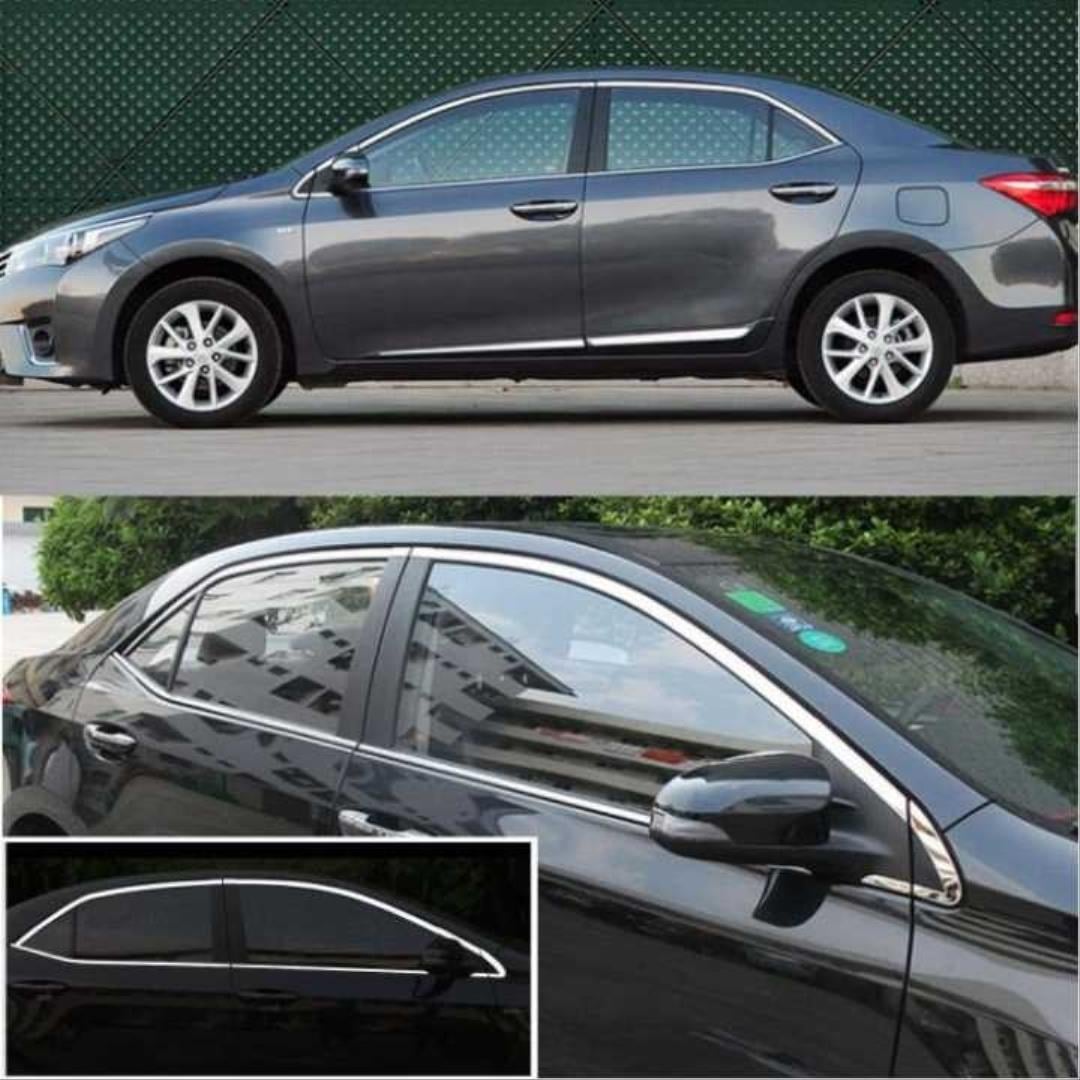 COROLLA 2013-2016 IÇIN UYUMLU CAM ÇITASI NIKELAJ 