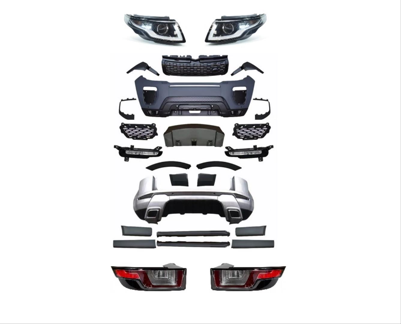 EVOQUE 2011-2015 İÇİN 2016+ FACELIFT BODY KIT     