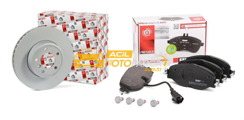 FERODO Audi Q3 2012 Model Sonrası Ön Fren Disk - Ön FREN Balata Takımı Ferodo Marka