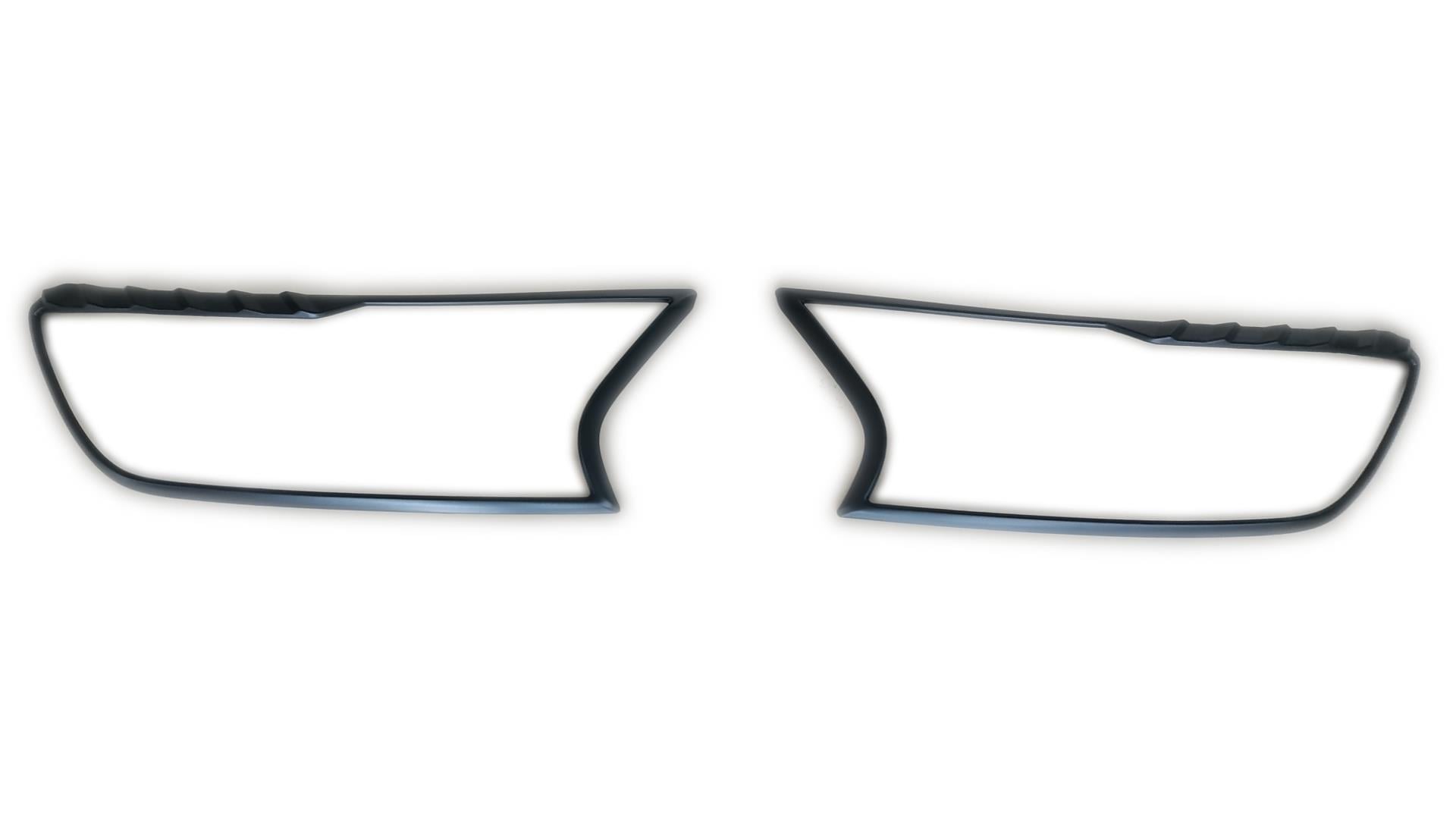 FORD RANGER 2015-2020 FAR ÇERÇEVESI KAPLAMA SIYAH 