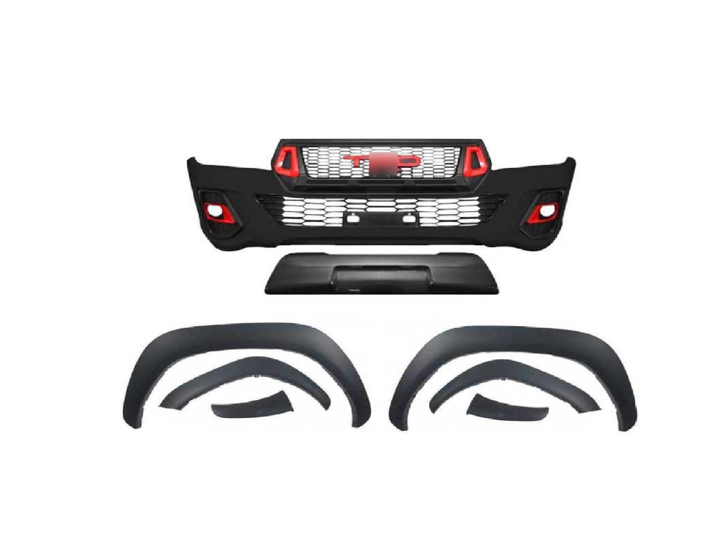 HILUX REVO 2016+ IÇIN UYUMLU  ROCCO TRD BODY KIT (PANJUR-TAMPON-DODIK SETI)