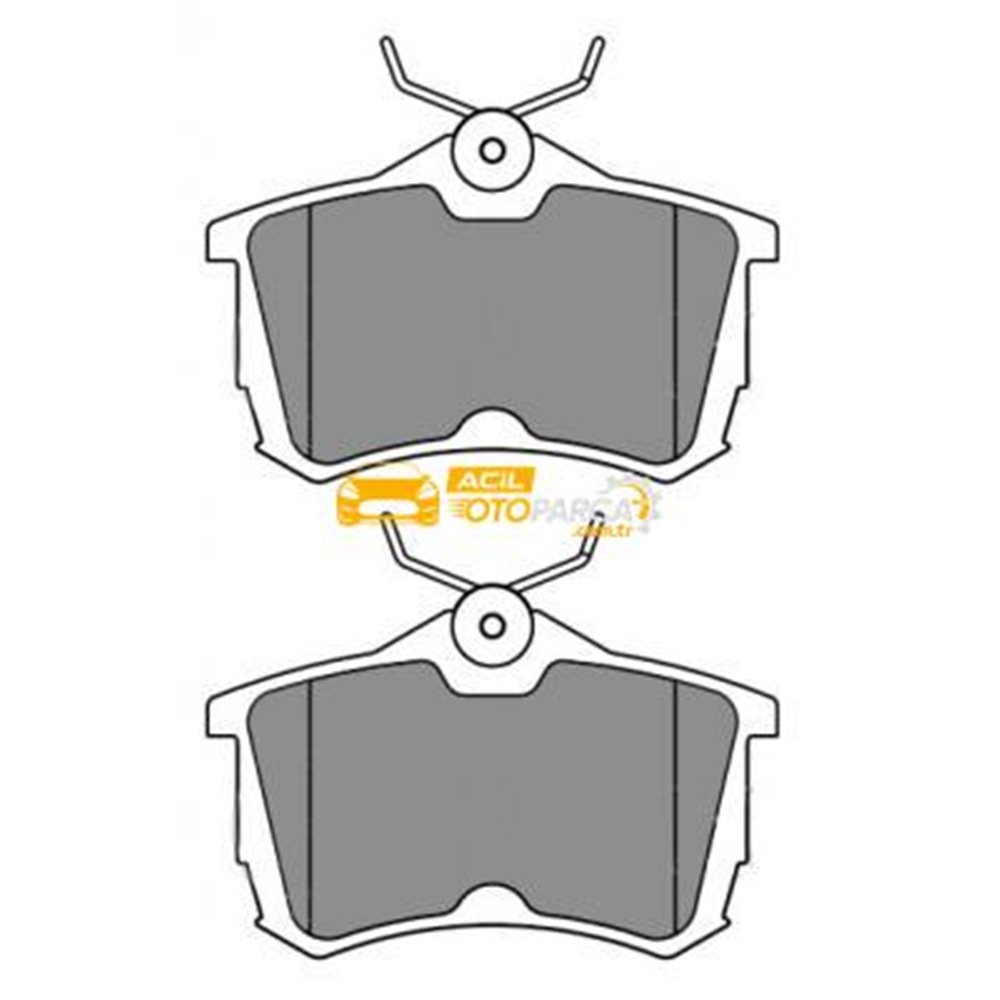 Honda Accord Takim Arka Fren Balatasi 2003-2008