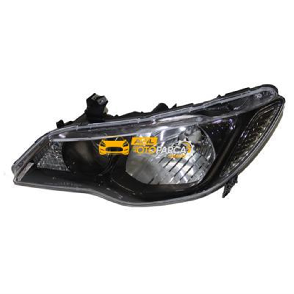 Honda Ci̇vi̇c Sedan Far Si̇yah Sol 2010-2012