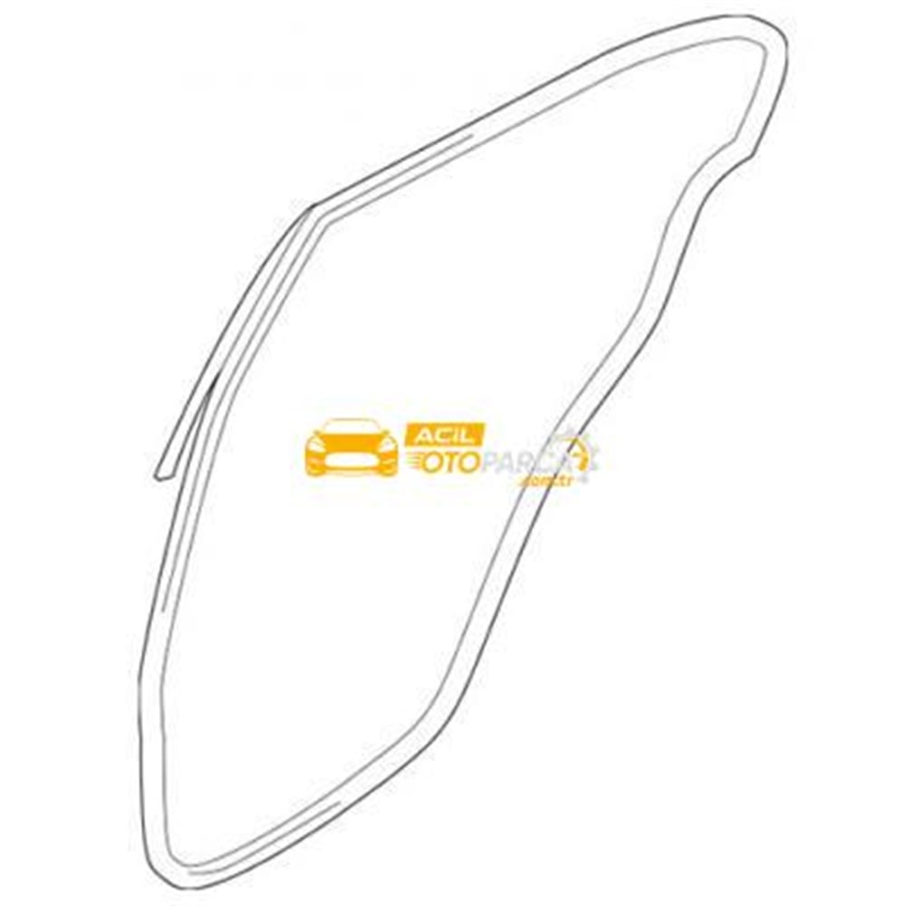 Hyundai̇ Accent Era Arka Kapi Kasa Lasti̇ği̇ Gri̇ Sol 2007-2012