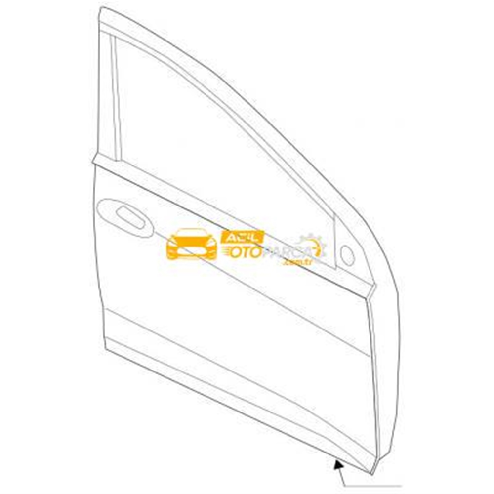 Hyundai Elentra Kapi Ön Sağ 2011