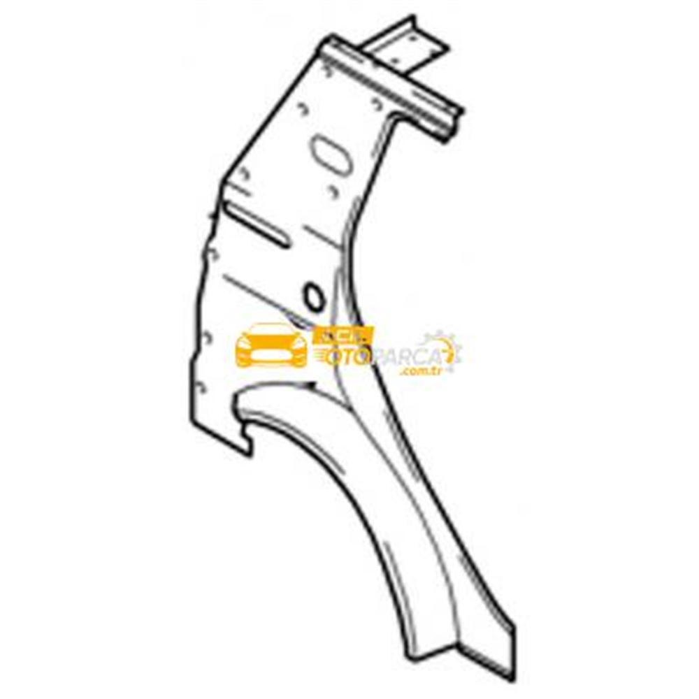 Hyundai Getz Arka Çamurluk İç Saci Sağ 2002-2005