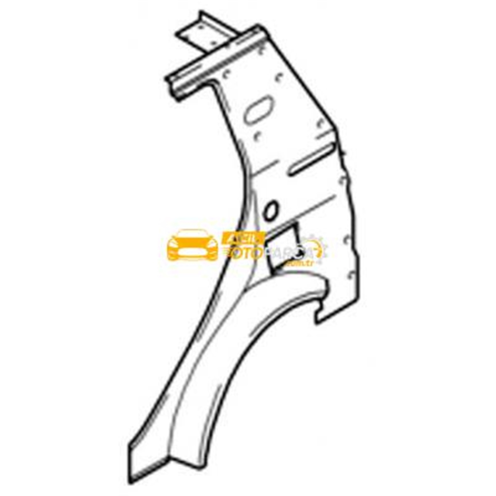 Hyundai Getz Arka Çamurluk İç Saci Sol 2002-2005
