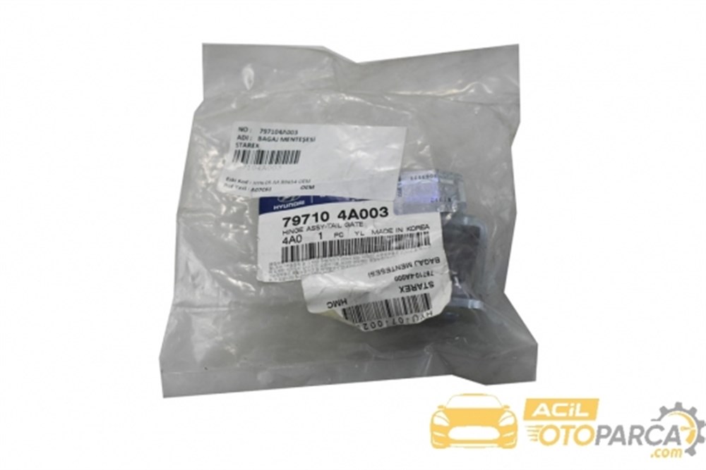 
Hyundai Starex Bagaj Menteşesi

