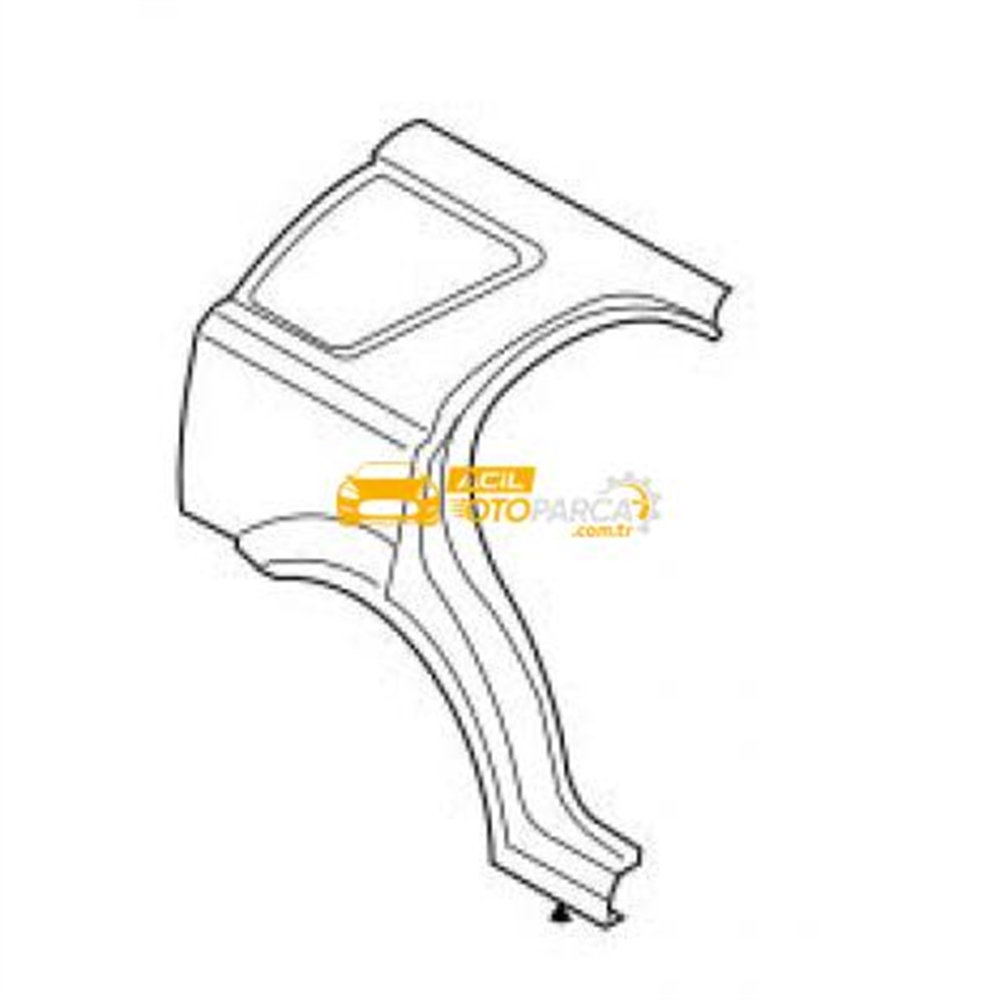 Kia Sorento Arka Çamurluk Sağ 2007-2010