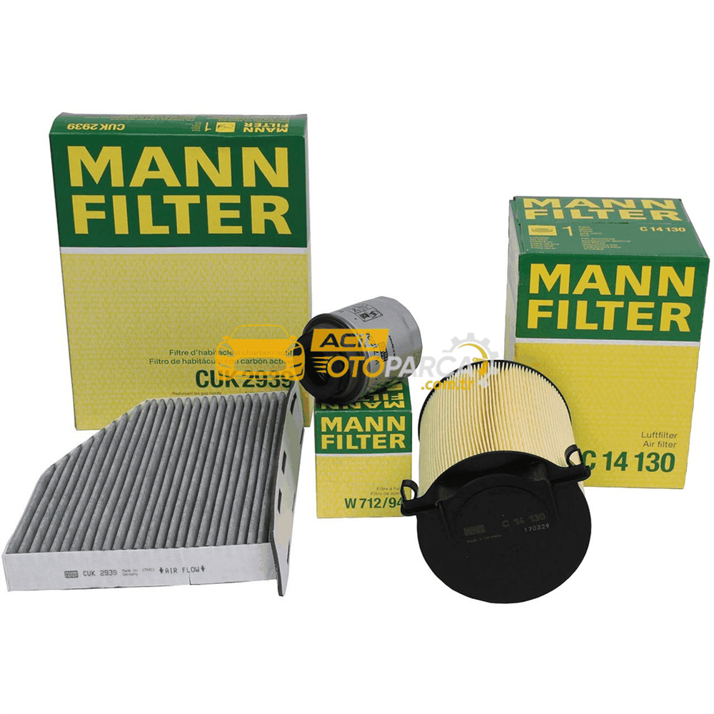 MANN Volkswagen Golf 6 1.4 TSI (CAX) Filtre Seti (Yakıt Hariç) Mann Marka