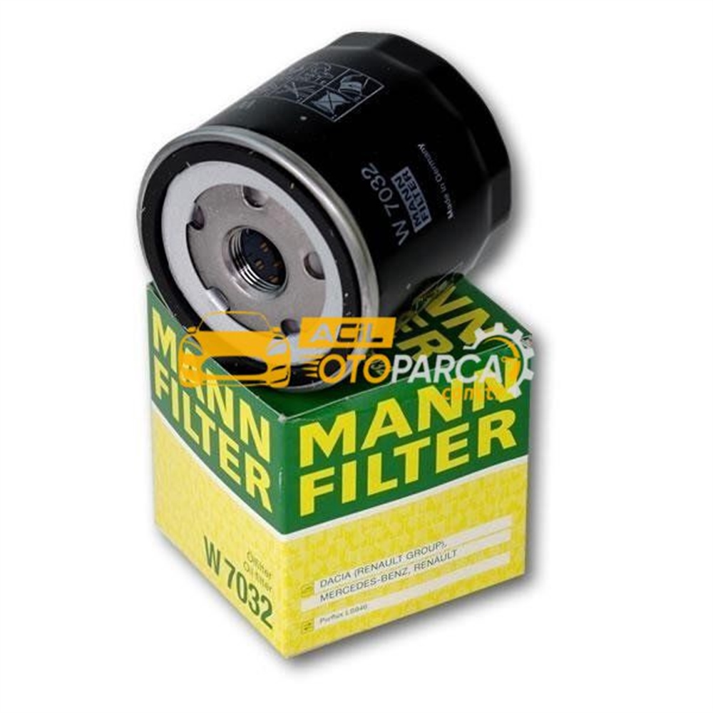 Mercedes A Serisi W176 A180 Cdi Yağ Filtresi Mann Marka (W7032 / 6071840225-1)