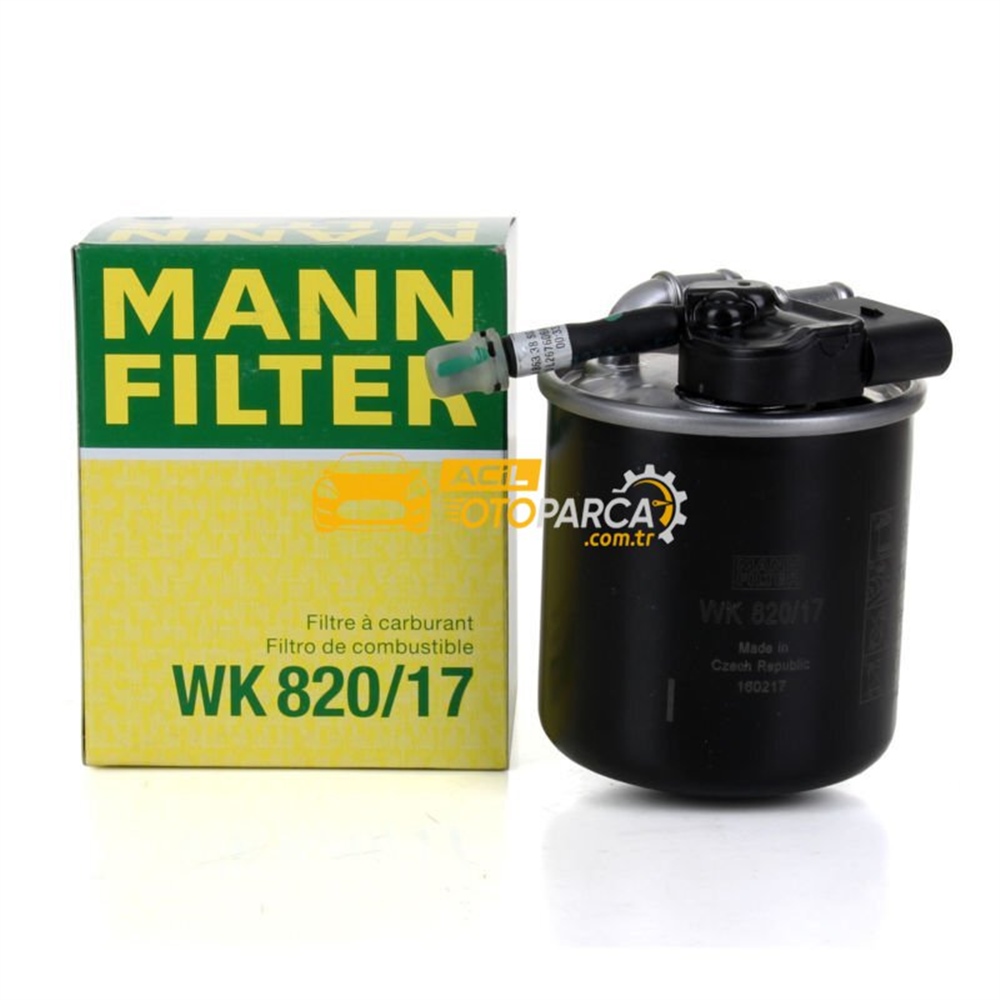 Mercedes Benz E Serisi W212 E250 CDI Mazot Filtresi Mann Marka (WK820.17 / 6510902852)