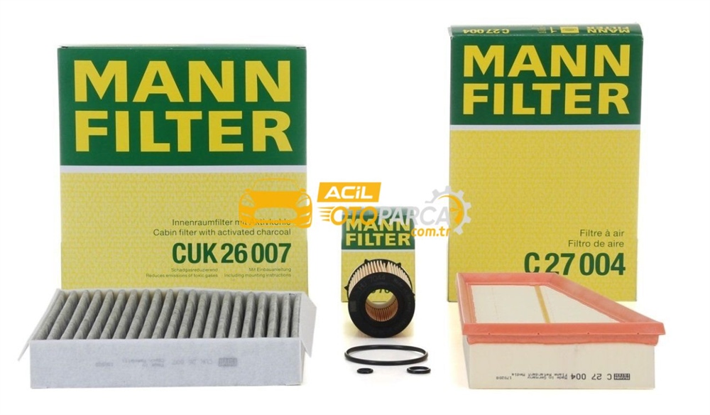 Mercedes W176 A180 Benzinli Periyodik Bakım Seti (CUK26007, C27004, HU7044Z)