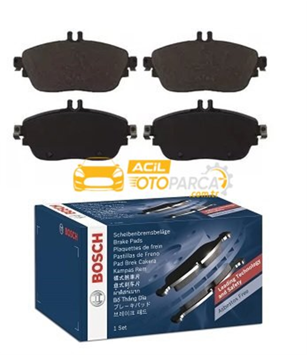 Mercedes W176 Kasa A160 Arka Fren Balata Takım Bosch Marka (0986495348)