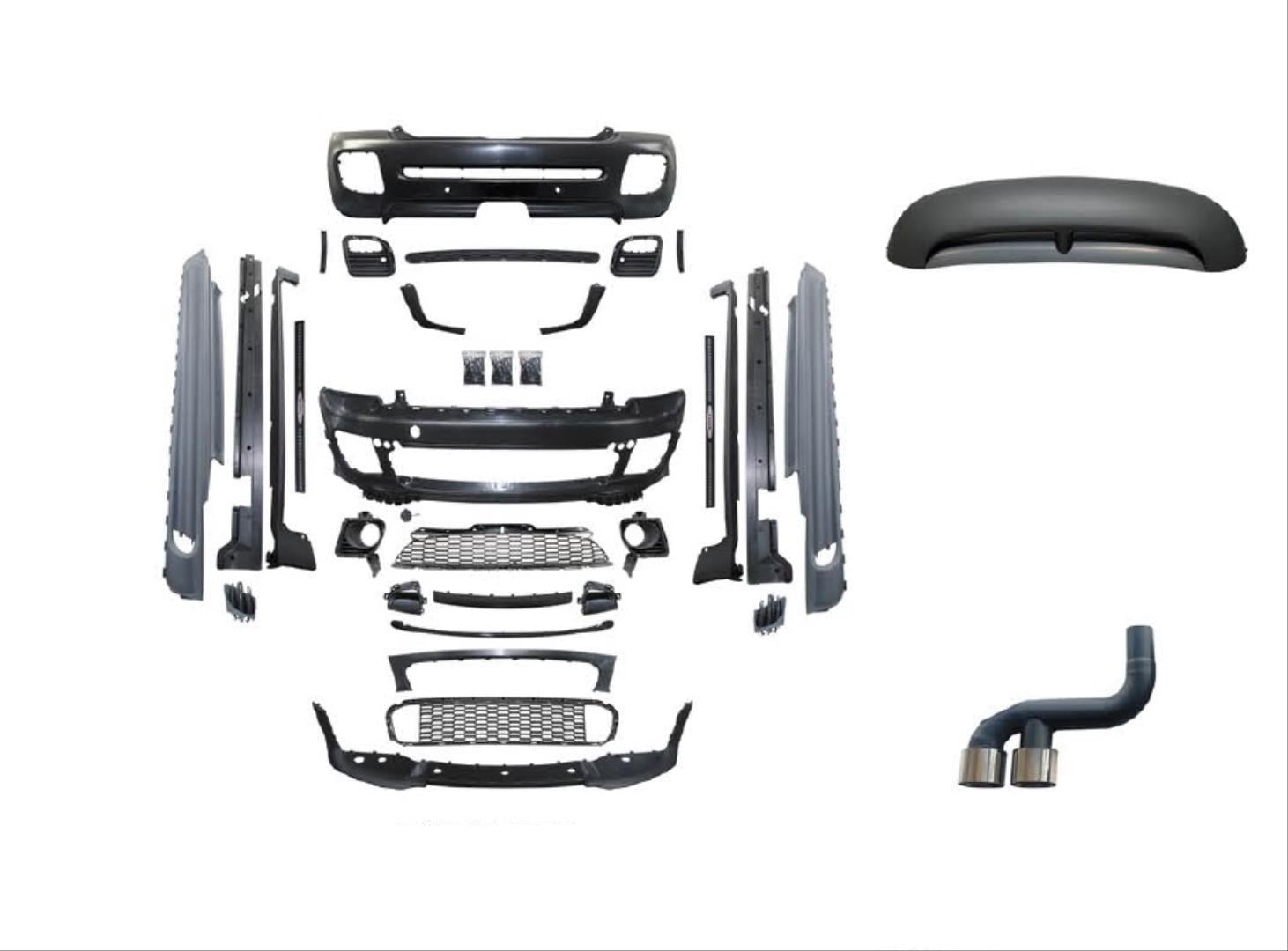 MINI COOPER R56 08-14 İÇİN UYUMLU JCW GÖRÜNÜM BODY KIT 