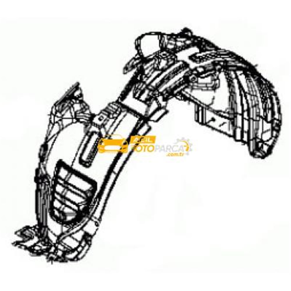 Nissan Juke Ön Çamurluk Davlumbazi Sol 2011-2013