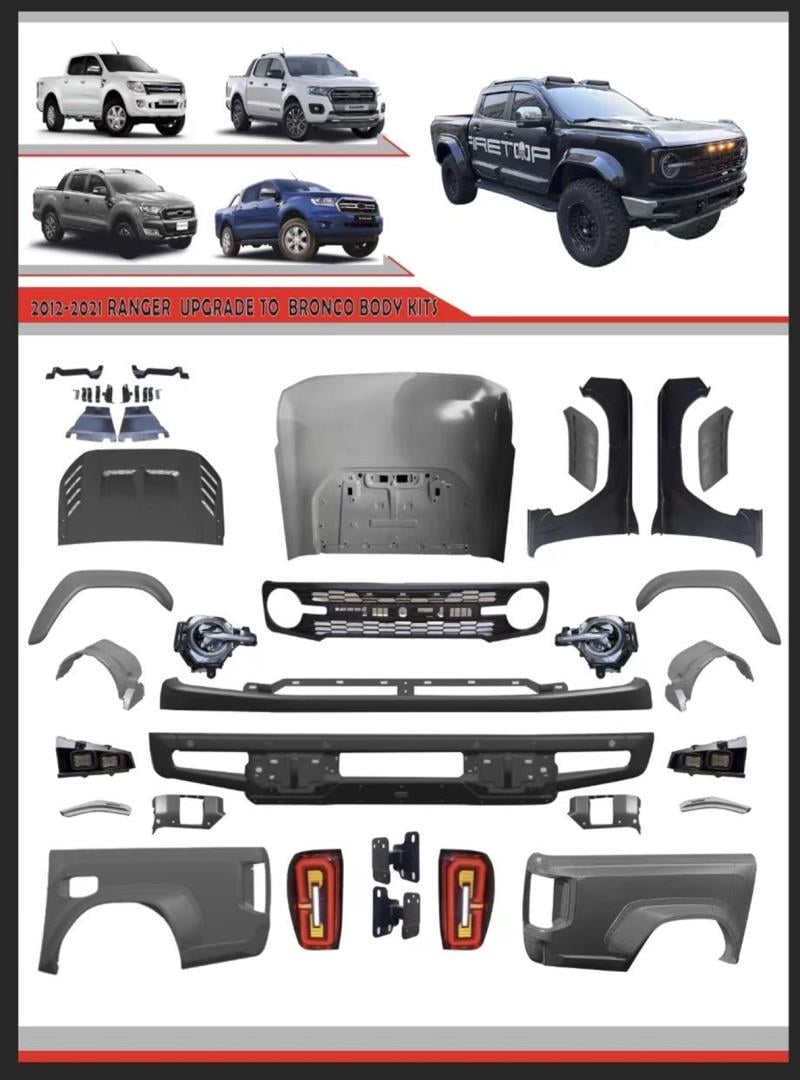 RANGER T6-T7-T8 İÇİN BRONCO BODY KIT