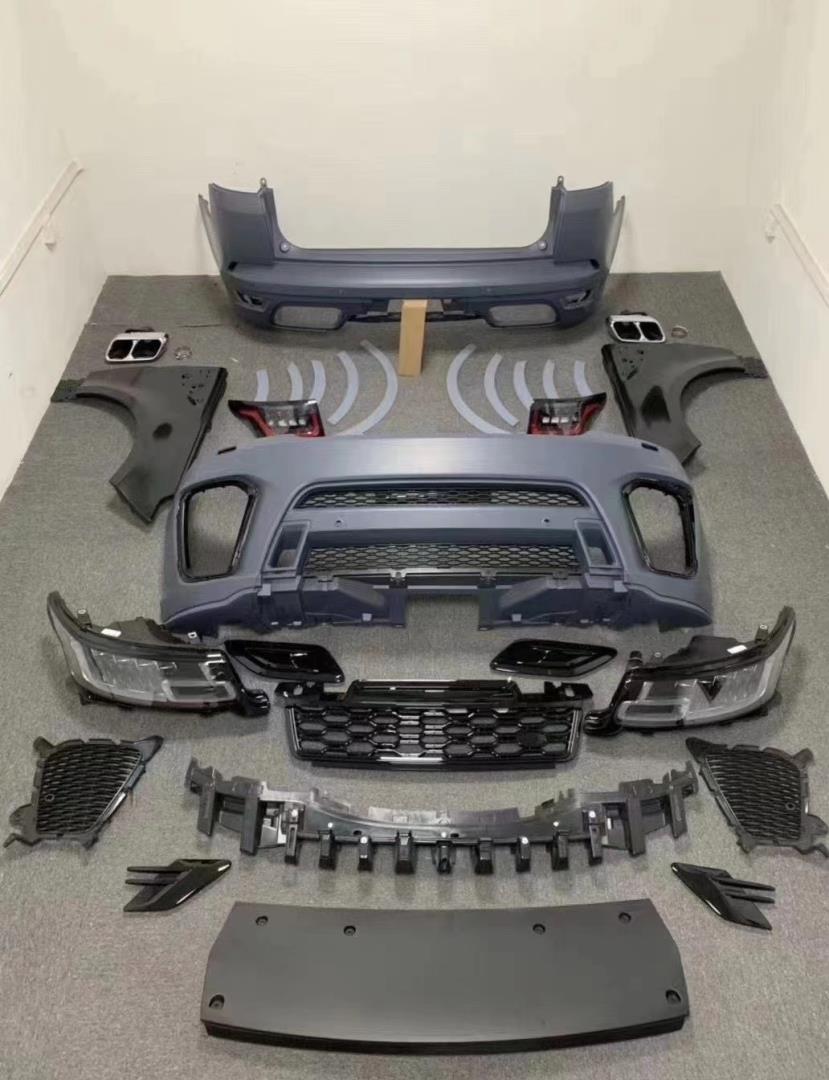 RR SPORT 2014-2017 IÇIN 2018+ SVR FACELIFT BODY KIT (4 LENS FAR VE LED STOP DAHIL)  
