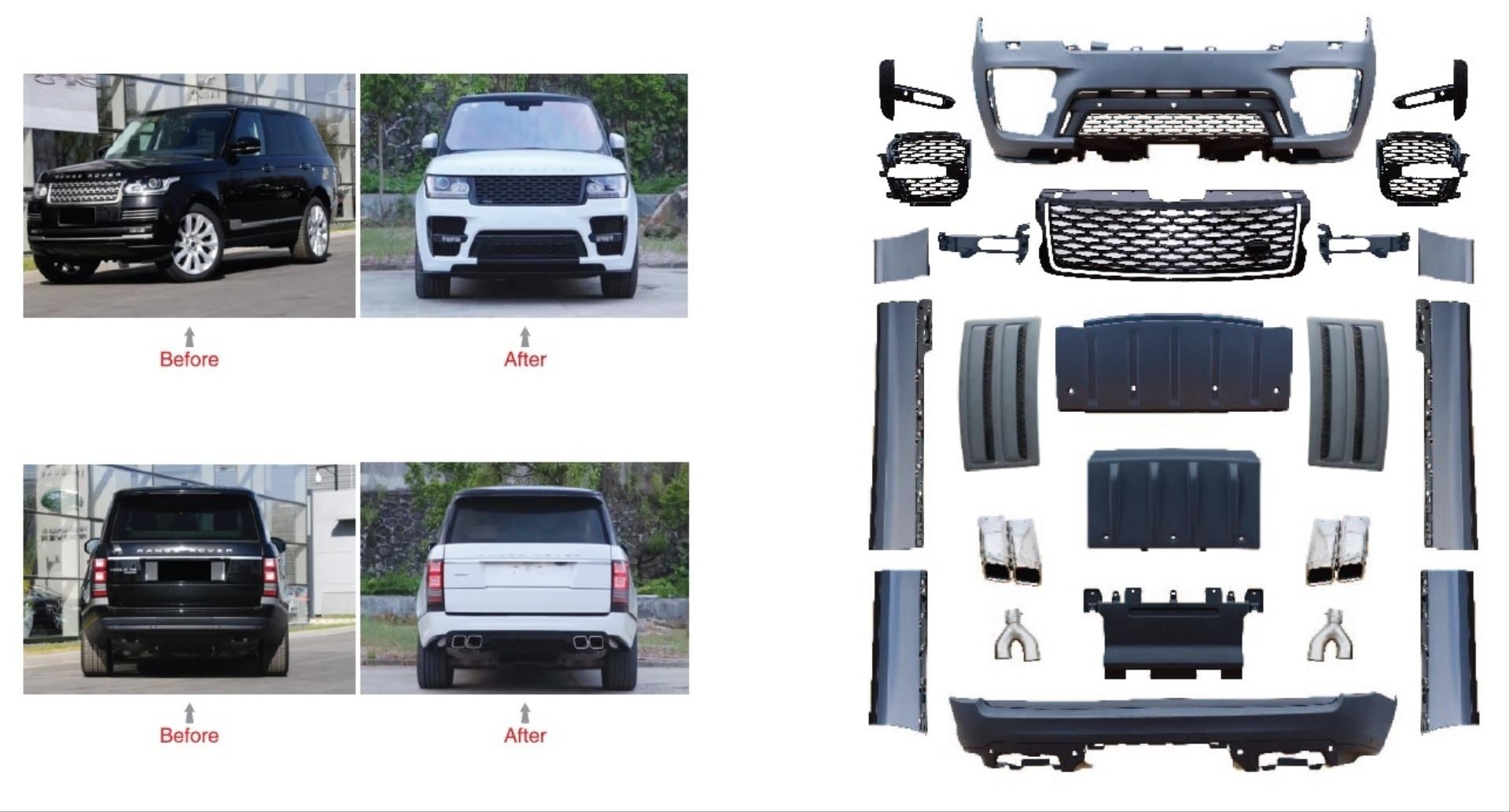 RR VOGUE L405 IÇIN SVO BODY KIT (2013-2017) 