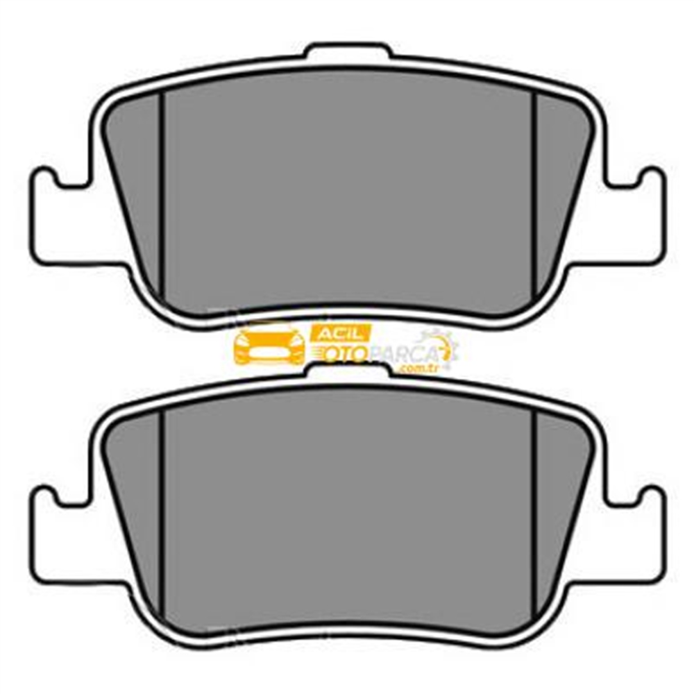 Toyota Corolla Di̇zel Arka Fren Balatasi Takim 2007-2013