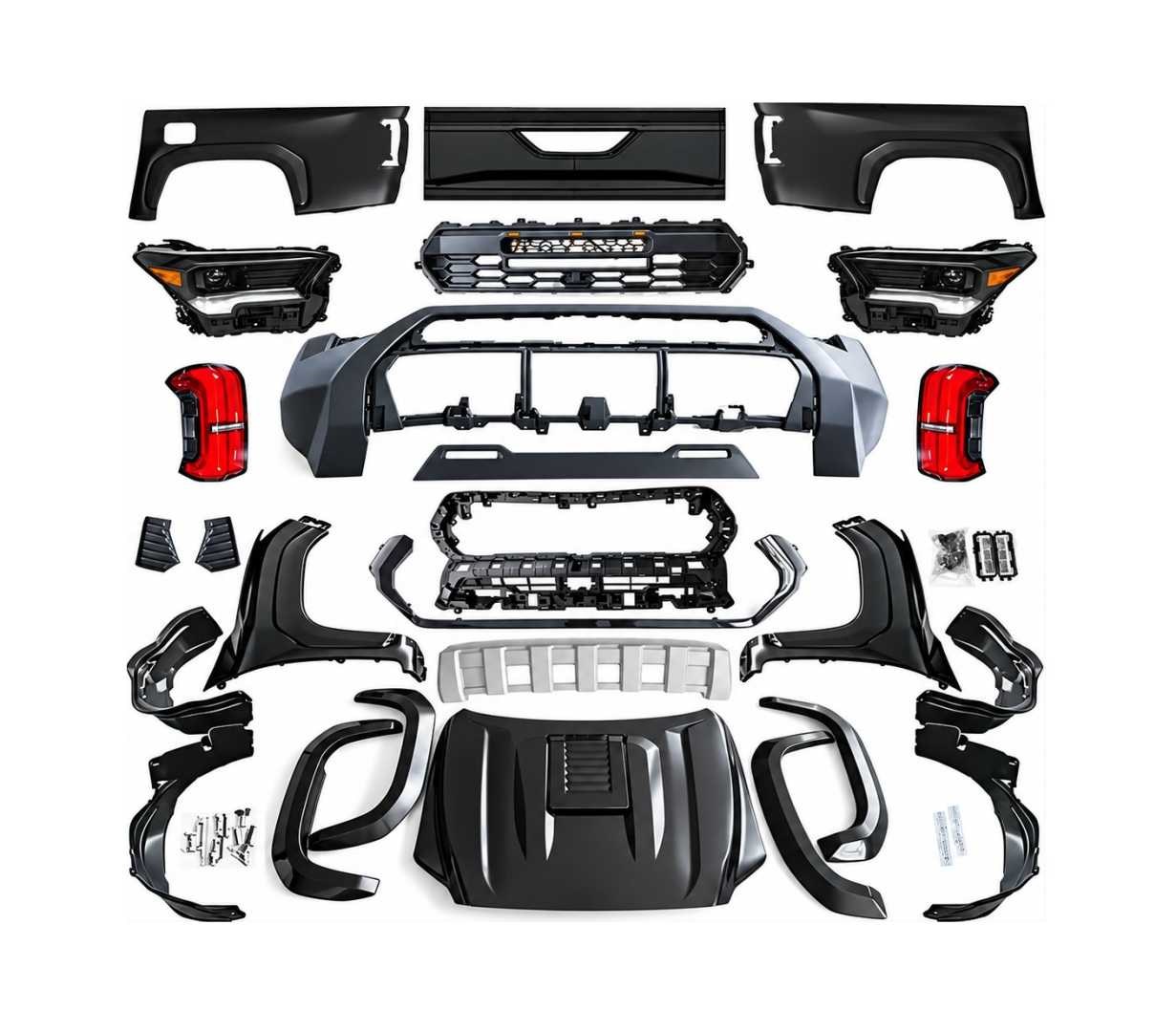 TOYOTA HILUX 2016-2025 İÇİN 2025+ TACOMA BODY KIT