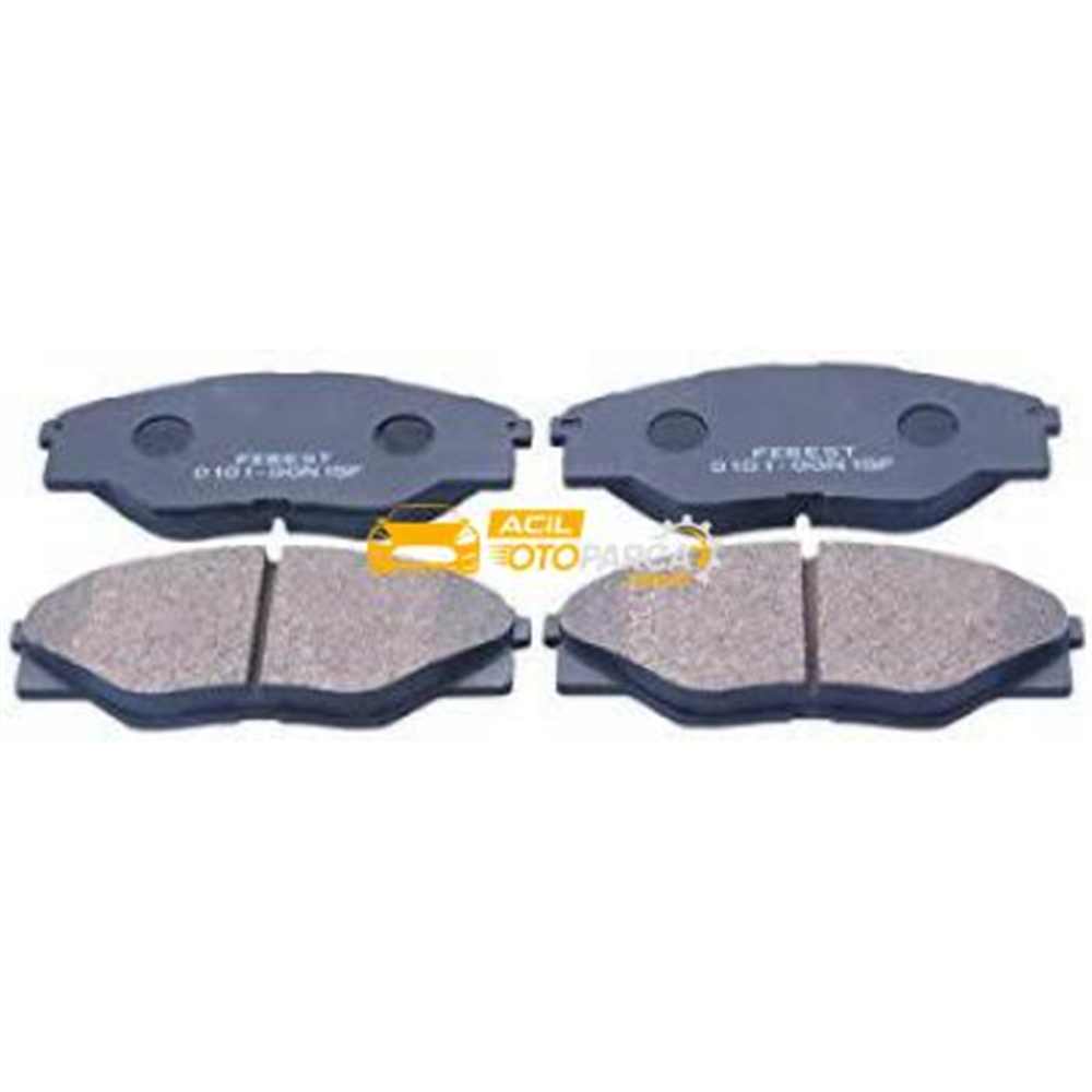 Toyota Hi̇lüx Vi̇go 2Wd 4X2 Ön Fren Balatasi Takim 2009-2011