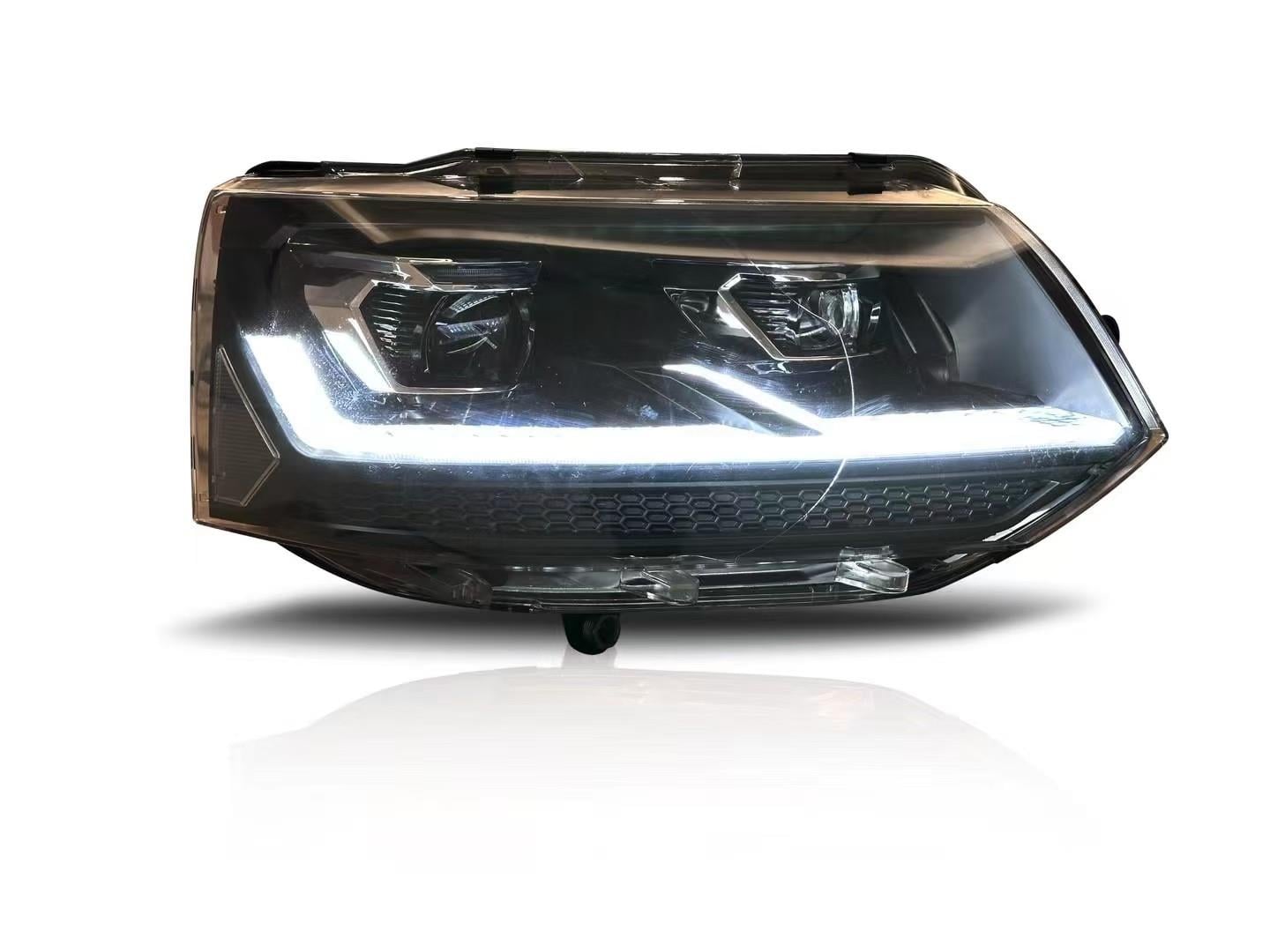 TRANSPORTER & CARAVELLE T6 (10-15)   İÇİN 2019+ T6.1 GÖRÜNÜM  FULL  LED FAR  (Halojen farlı model iç