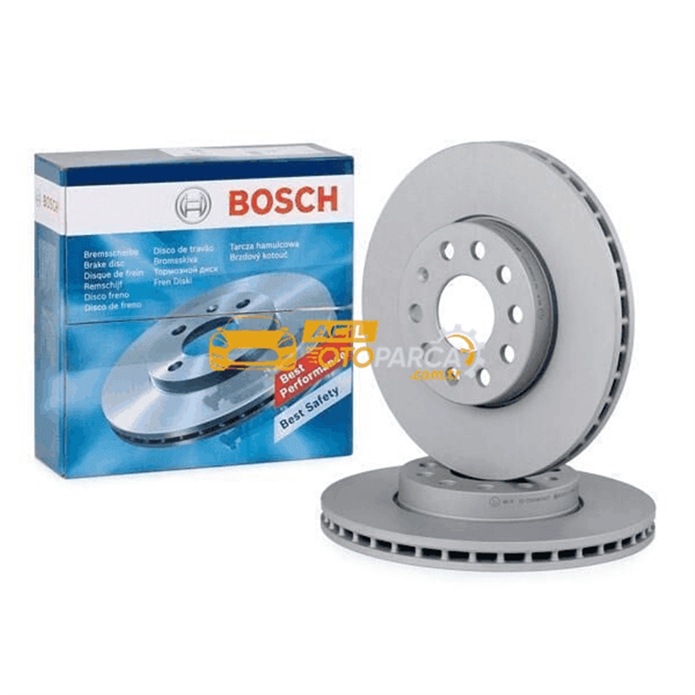 Volkswagen BOSCH 0986479088 | Volkswagen Golf 7 2013 Model Sonrası Ön Fren Disk Takımı