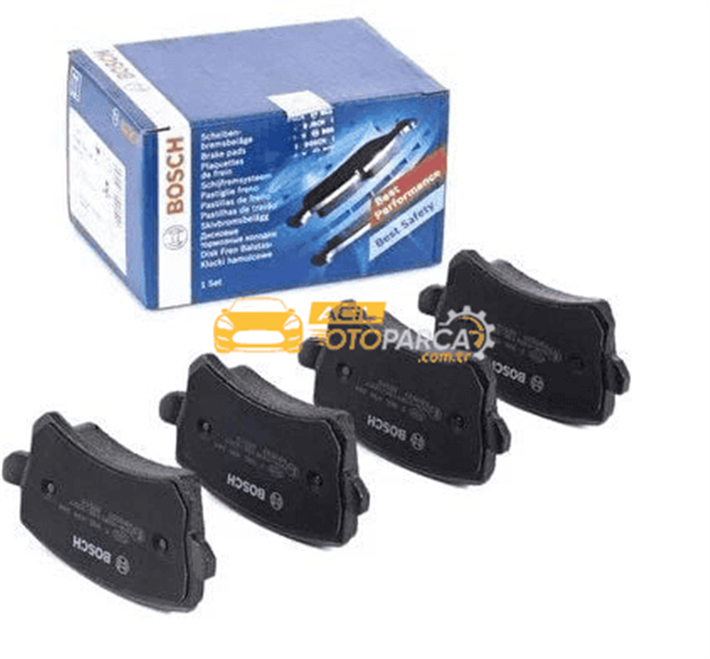 Volkswagen BOSCH 0986494344 | Volkswagen Passat 2011-2014 Model Arası Arka Fren Balatası